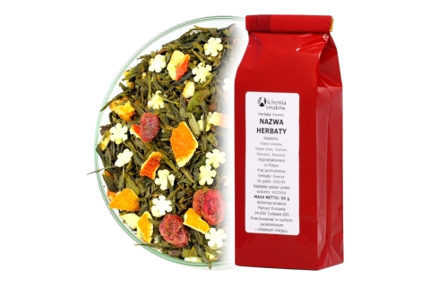 Herbata Świąteczna Zielona WHITE CHRISTMAS (50g) (OT) Idealna Na Mikołaja !